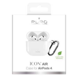 Puro Silicon Cover ICON for Airpods 4, white