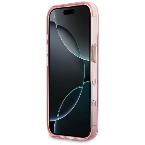 Etui Karl Lagerfeld IML Choupettes Karl Script Logo MagSafe na iPhone 17 - różowe