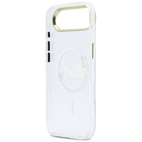 Etui Karl Lagerfeld IML Choupettes Karl Script Logo MagSafe na iPhone Air - przezroczyste