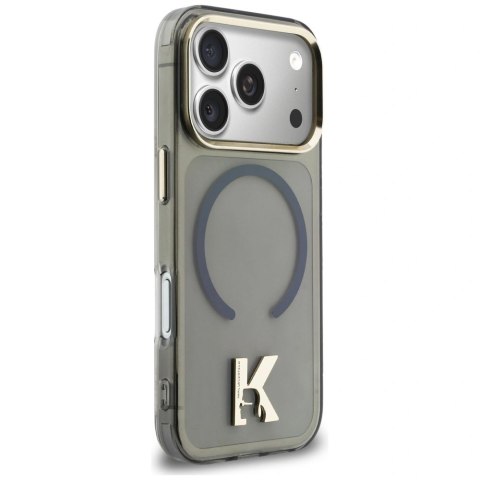 Etui Karl Lagerfeld IML K Head Logo MagSafe na iPhone 17 Pro - czarne