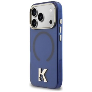 Etui Karl Lagerfeld IML K Head Logo MagSafe na iPhone 17 Pro - niebieskie