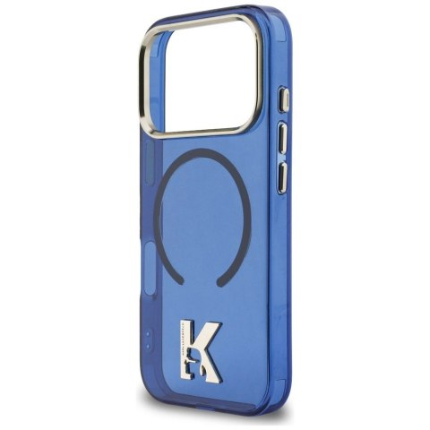 Etui Karl Lagerfeld IML K Head Logo MagSafe na iPhone 17 Pro - niebieskie