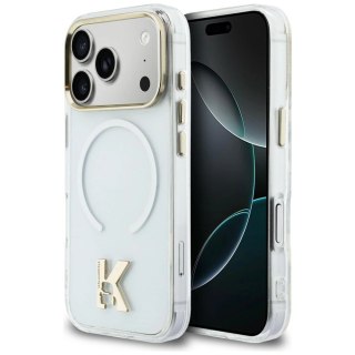 Etui Karl Lagerfeld IML K Head Logo MagSafe na iPhone 17 Pro - przezroczyste
