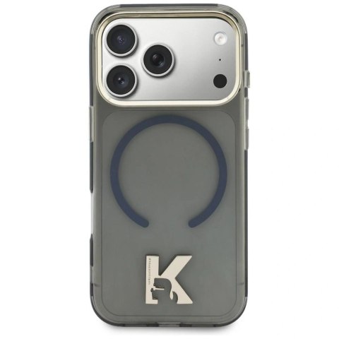 Etui Karl Lagerfeld IML K Head Logo MagSafe na iPhone 17 - czarne