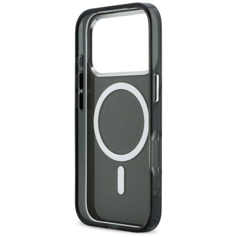 Etui Karl Lagerfeld IML Karl & Choupette Peekaboo Logo MagSafe na iPhone 17 Pro Max - czarne