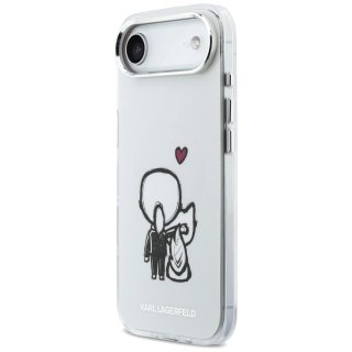 Etui Karl Lagerfeld Karl & Choupette Back MagSafe na iPhone Air - przezroczyste