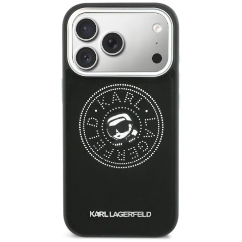 Etui Karl Lagerfeld Point & Karl Sketch MagSafe na iPhone 17 Pro - czarne