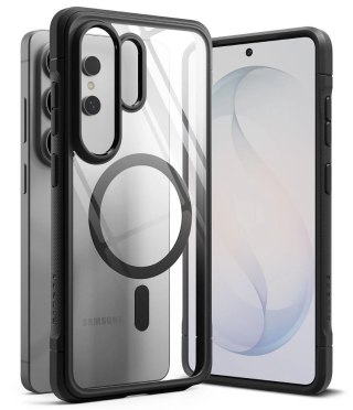 Etui Ringke Fusion Bold Magnetic MagSafe na Samsung Galaxy S26 Ultra - przezroczysto-czarne