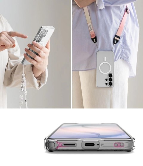 Etui Ringke Fusion Magnetic MagSafe na Samsung Galaxy S26 Ultra - przezroczyste