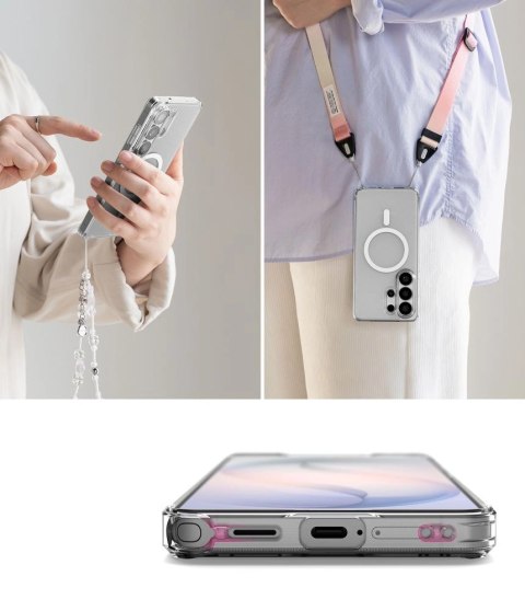 Etui Ringke Fusion Magnetic MagSafe na Samsung Galaxy S26 Ultra - przezroczyste
