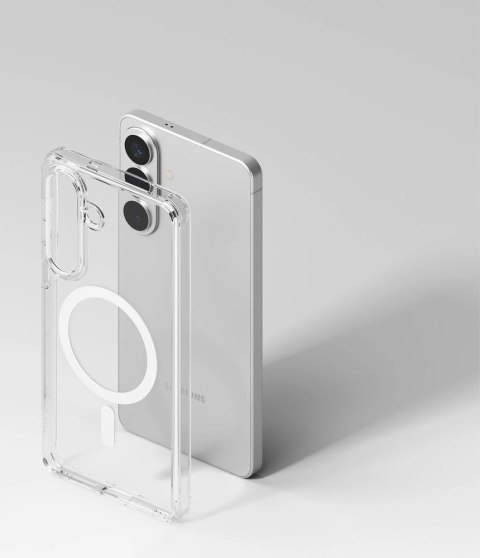 Etui Ringke Fusion Magnetic MagSafe na Samsung Galaxy S26+ - przezroczyste