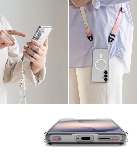 Etui Ringke Fusion Magnetic MagSafe na Samsung Galaxy S26+ - przezroczyste