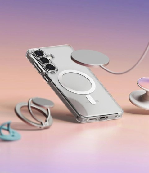 Etui Ringke Fusion Magnetic MagSafe na Samsung Galaxy S26+ - przezroczyste