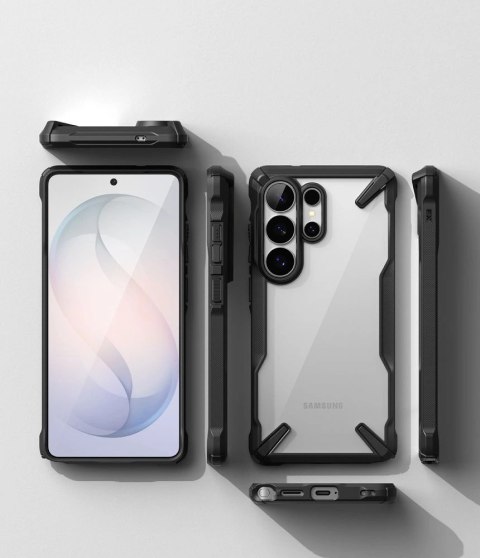 Etui Ringke Fusion X na Samsung Galaxy S26 Ultra - przezroczysto-czarne