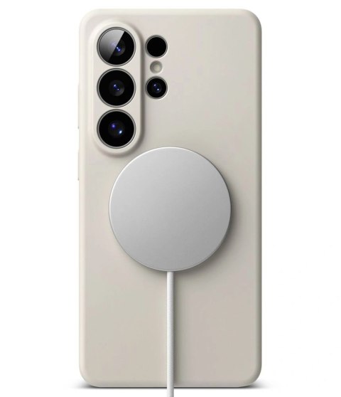 Etui Ringke Silicone MagSafe na Samsung Galaxy S26 Ultra - beżowe