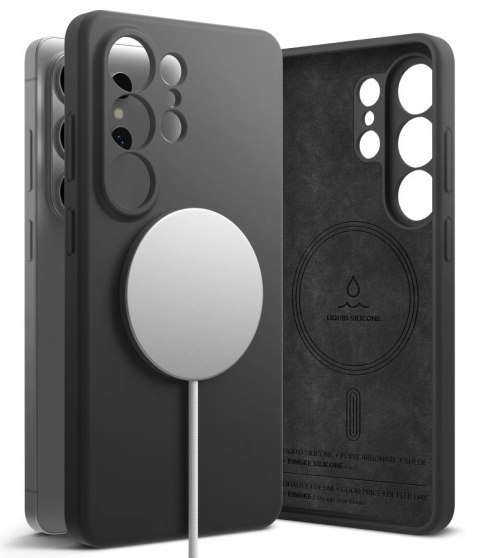 Etui Ringke Silicone MagSafe na Samsung Galaxy S26 Ultra - czarne