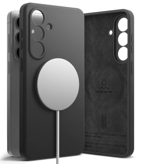 Etui Ringke Silicone MagSafe na Samsung Galaxy S26+ - czarne