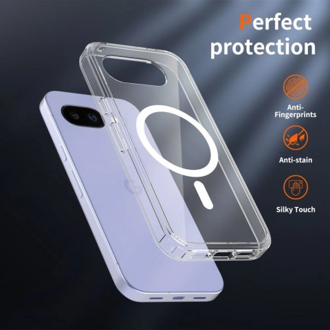 Etui Tech-Protect FlexAir Hybrid MagSafe na Google Pixel 10A - przezroczyste