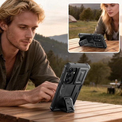 Etui Tech-Protect Kevlar Cam+ na Samsung Galaxy S26 - czarne