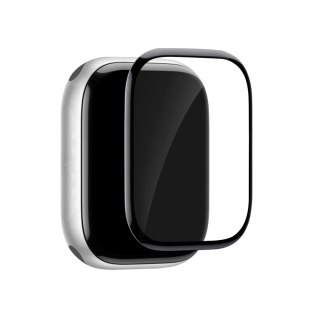 Puro PMMA Screen Protector "FLEXIBLE SHIELD", with applicator included, for Apple Watch Serie 10 / 11 46mm, Black