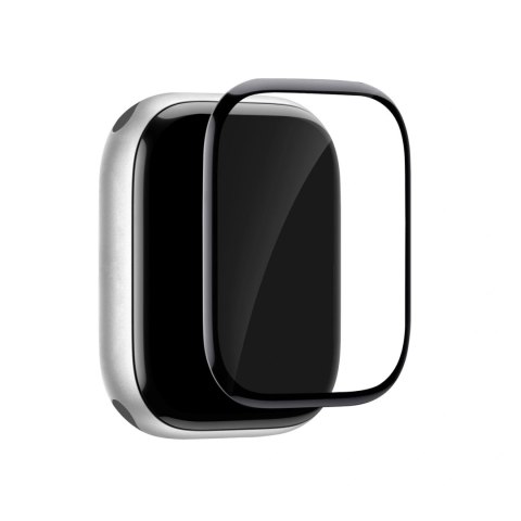 Puro PMMA Screen Protector "FLEXIBLE SHIELD", with applicator included, for Apple Watch Serie 10 / 11 46mm, Black