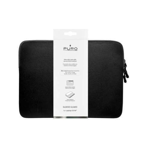 Puro SLIM GUARD Sleeve Bag Neoprene 13-14'' black