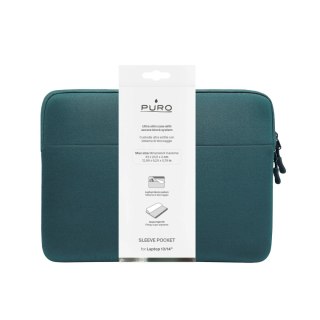 Puro SLIM POCKET Sleeve Bag Neoprene 13'' green