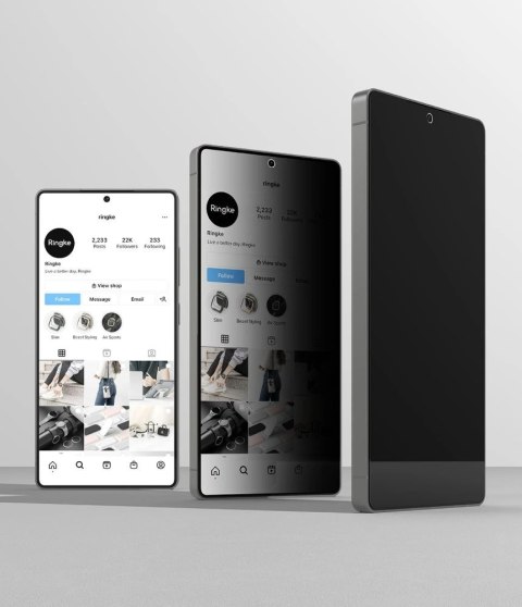 Szkło hartowane Ringke Easy Slide prywatyzujące 2-Pack na Samsung Galaxy S26 Ultra