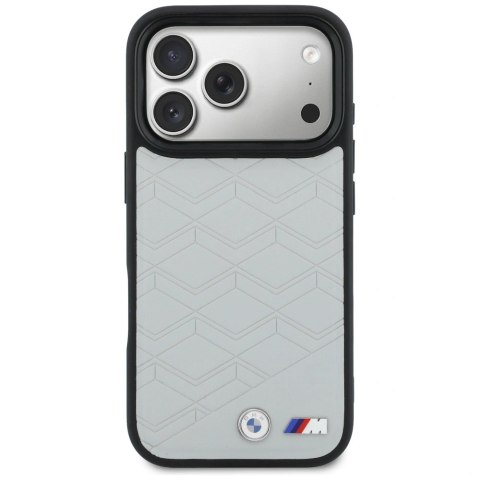 Etui BMW M Shape Logo MagSafe do iPhone 17 Pro szary