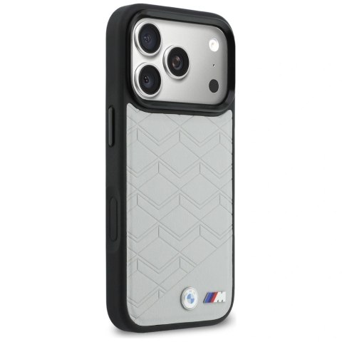 Etui BMW M Shape Logo MagSafe do iPhone 17 Pro szary