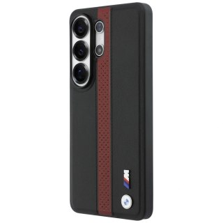 Etui BMW Perforated Stripe Logo MagSafe do Samsung Galaxy S26 Ultra - czerwone