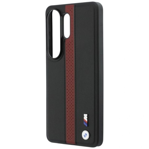 Etui BMW Perforated Stripe Logo MagSafe do Samsung Galaxy S26 Ultra - czerwone