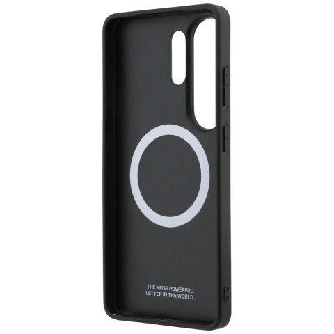 Etui BMW Perforated Stripe Logo MagSafe do Samsung Galaxy S26 Ultra - czerwone