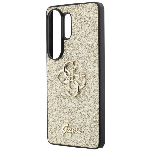 Etui Guess Fixed Glitter Big 4G Metal Logo do Samsung Galaxy S26 Ultra - złote