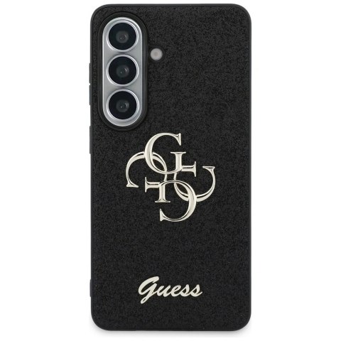 Etui Guess Fixed Glitter Big 4G Metal Logo do Samsung Galaxy S26 - czarne