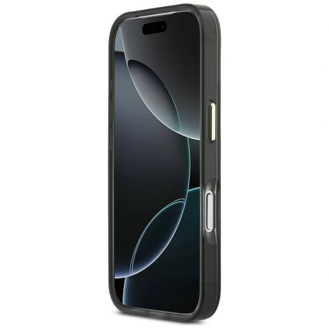 Etui Guess IML 4G Script Metal do iPhone 17 Pro Max - czarne