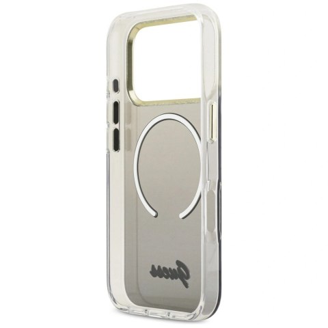 Etui Guess IML Gradient Script Metal MagSafe do iPhone 17 Pro - czarne