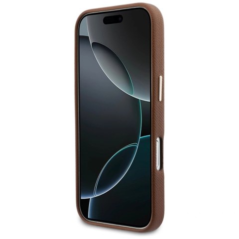 Etui Karl Lagerfeld Karl Head Logo MagSafe do iPhone 17 - brązowe