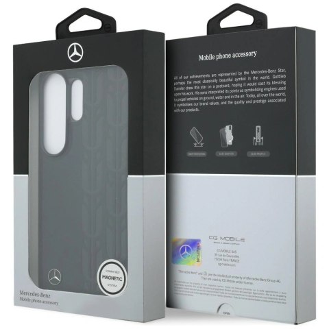 Etui Mercedes Laurel Leaves MagSafe do Samsung Galaxy S26 Ultra - czarne