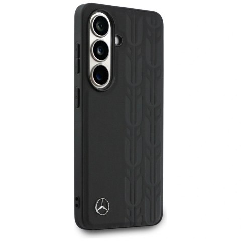 Etui Mercedes Laurel Leaves MagSafe do Samsung Galaxy S26 - czarne