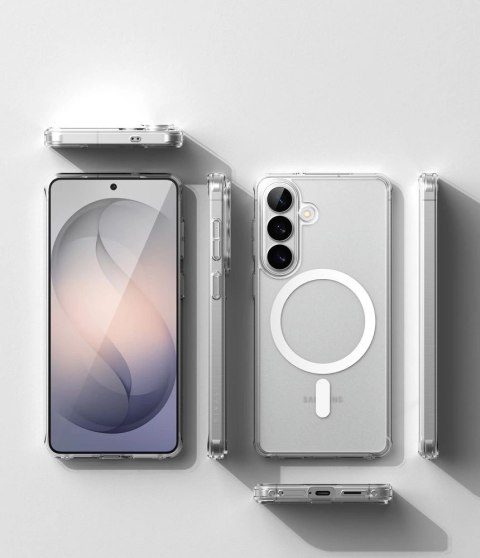 Etui Ringke Fusion Magnetic MagSafe na Samsung Galaxy S26 - przezroczyste