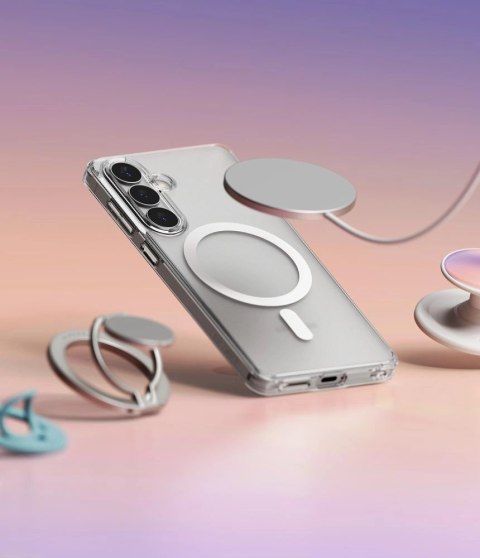 Etui Ringke Fusion Magnetic MagSafe na Samsung Galaxy S26 - przezroczyste