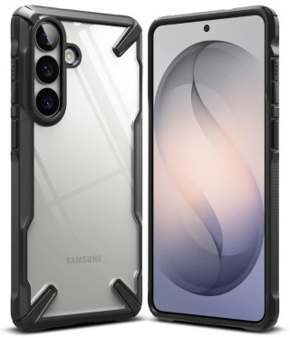 Etui Ringke Fusion X na Samsung Galaxy S26 - przezroczysto-czarne