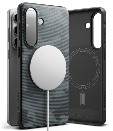 Etui Ringke Onyx Magsafe na Samsung Galaxy S26 - szaro-czarne