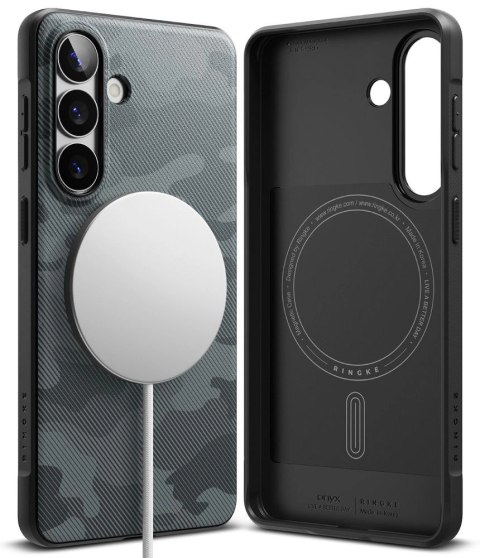 Etui Ringke Onyx Magsafe na Samsung Galaxy S26 - szaro-czarne