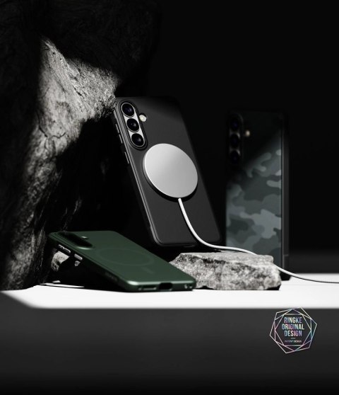 Etui Ringke Onyx Magsafe na Samsung Galaxy S26 - szaro-czarne
