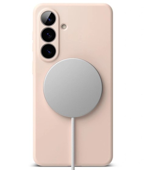 Etui Ringke Silicone MagSafe na Samsung Galaxy S26 - różowe