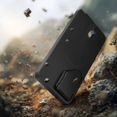 Etui Tech-Protect Kevlar Aura MagSafe na Samsung Galaxy S26 Ultra - czarno-pomarańczowe