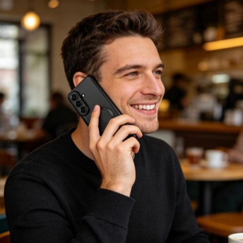 Etui Tech-Protect MagFlex MagSafe na Samsung Galaxy A57 5G - przezroczysto-czarne