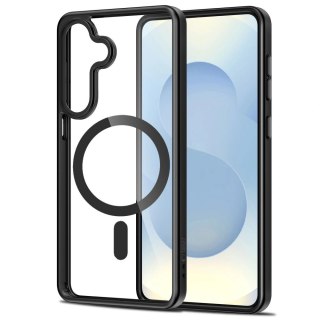 Etui Tech-Protect Magmat MagSafe na Samsung Galaxy S26 - przezroczysto-czarne